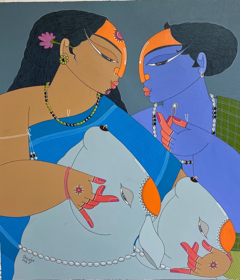 Radha and Krishna - W:51 x L:56